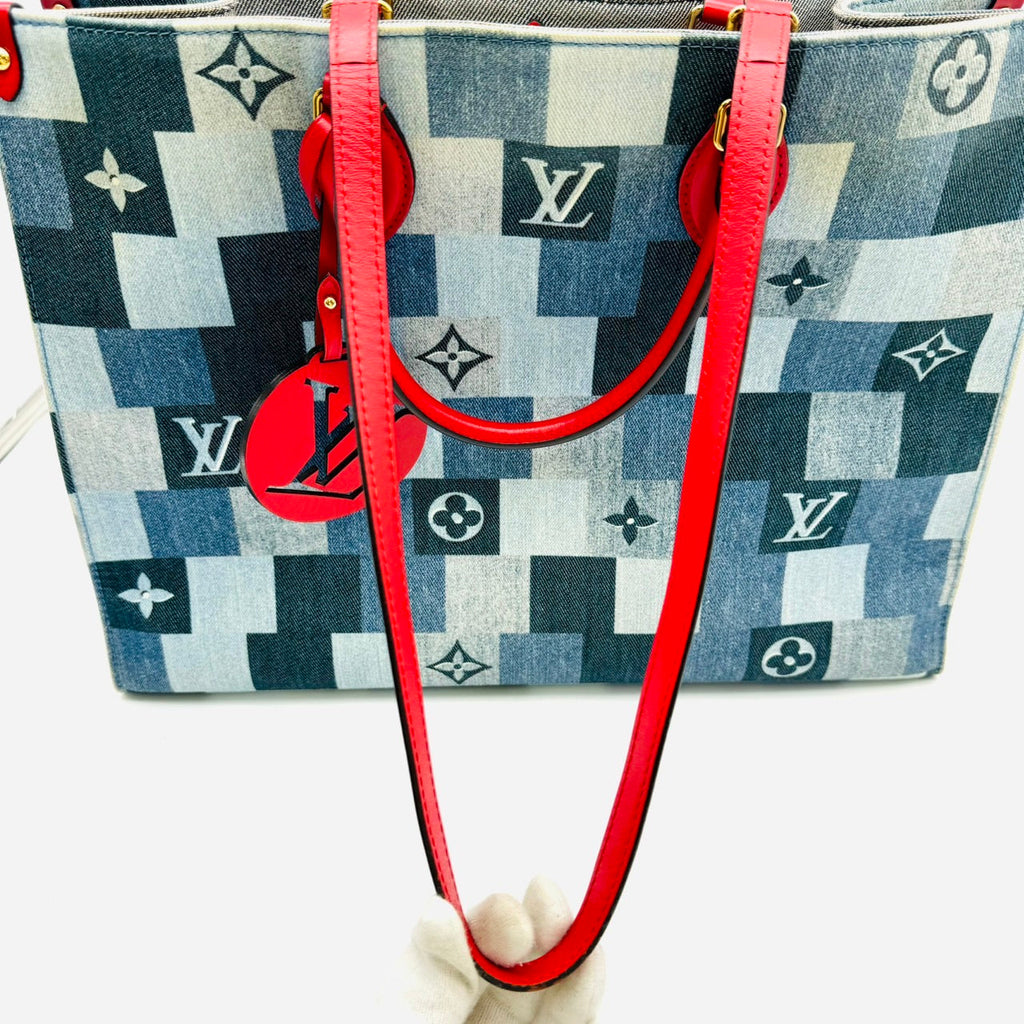LOUIS VUITTON Monogram Denim On-The-Go GM OTG M44992
