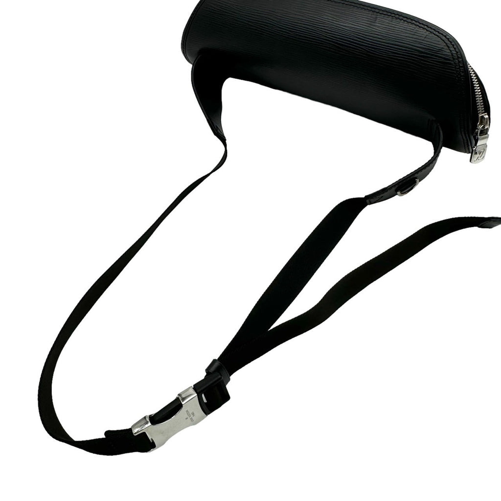 LOUIS VUITTON Epi LV Circle Bum Bag Black
