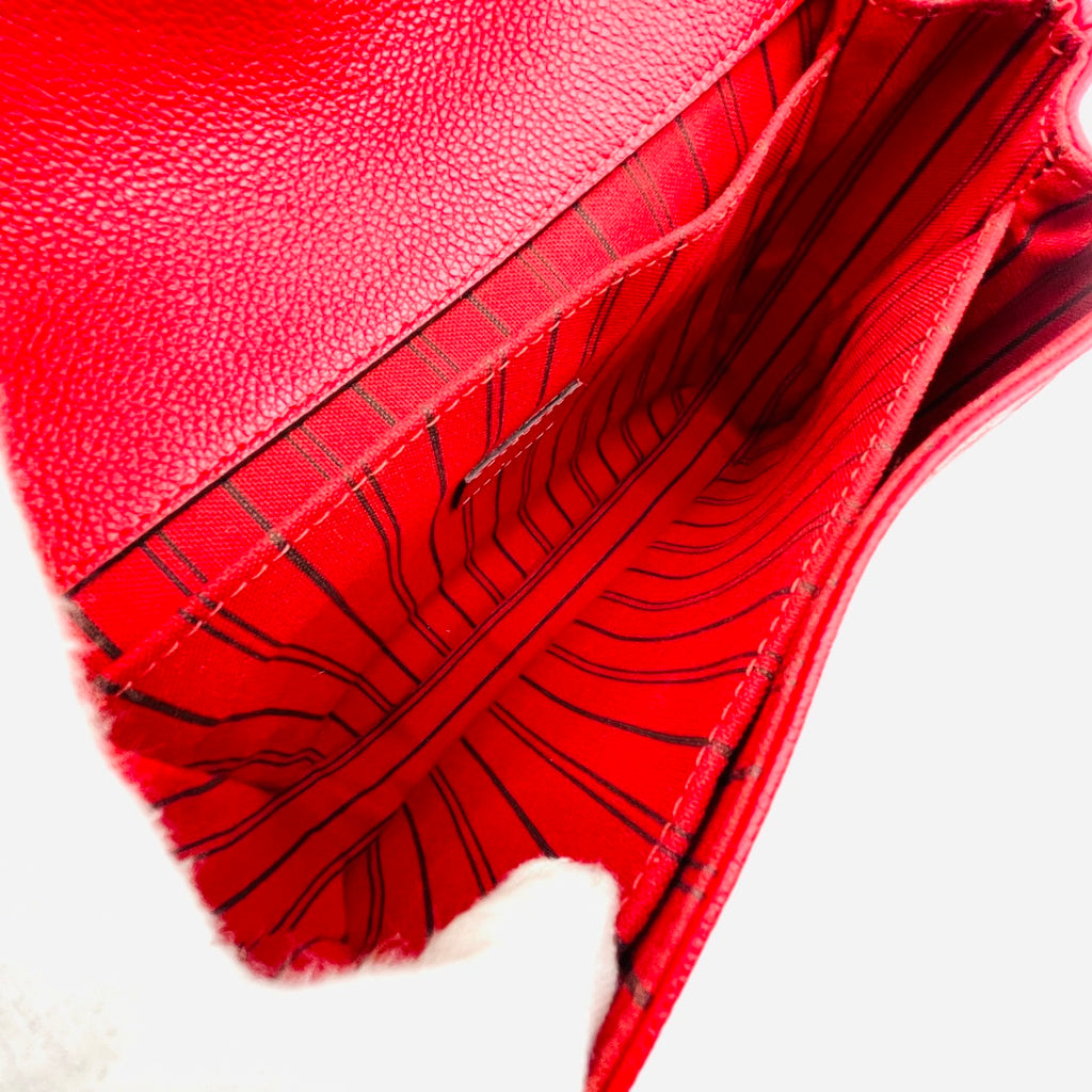 LOUIS VUITTON Empreinte Metis Monogram 2WAY Red