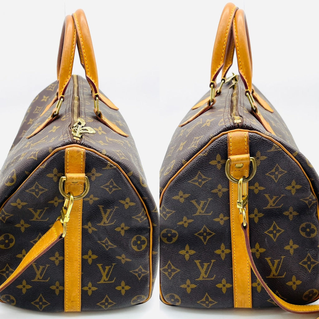 LOUIS VUITTON Monogram Speedy Bandrière 35