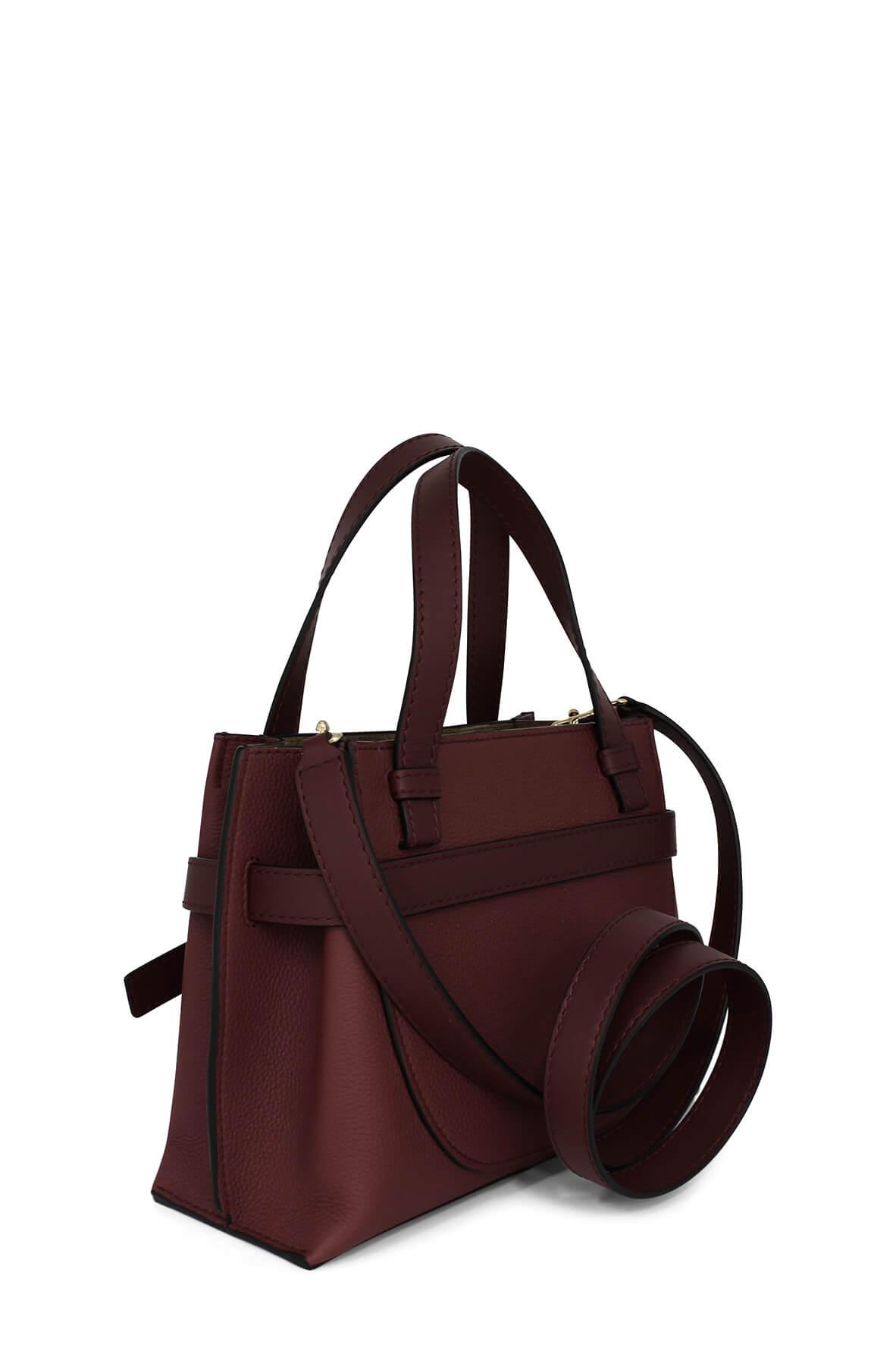Gate Top Handle Mini Bag Garnet