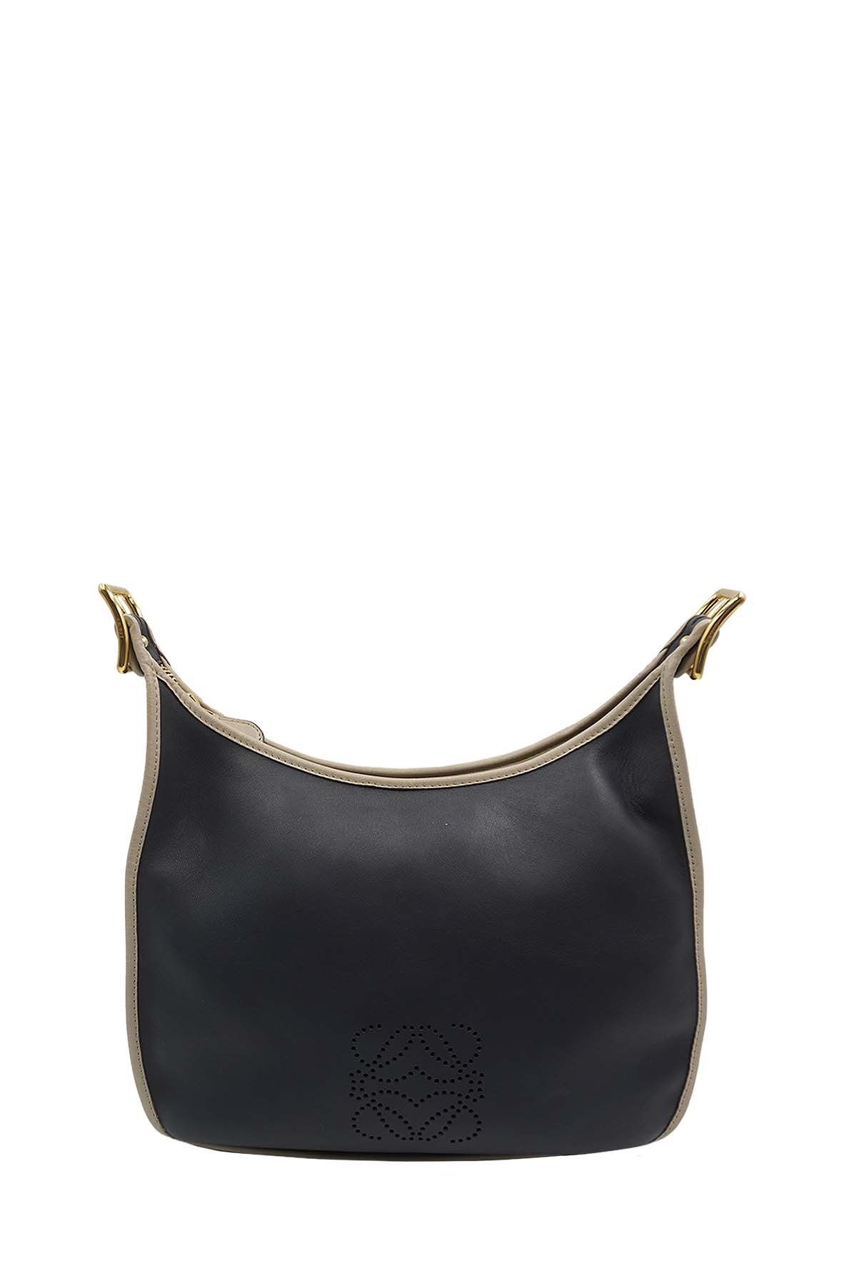 Leather Anagram Sophia Bag Black