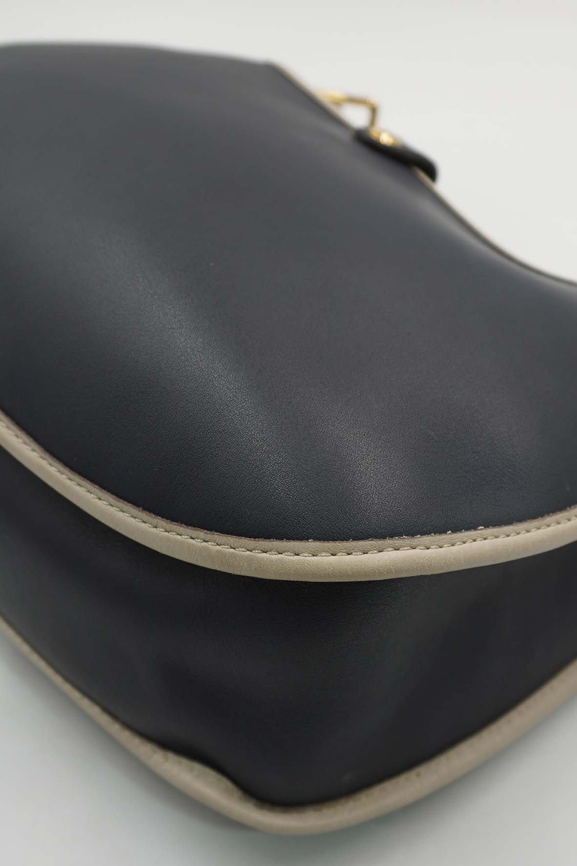 Leather Anagram Sophia Bag Black