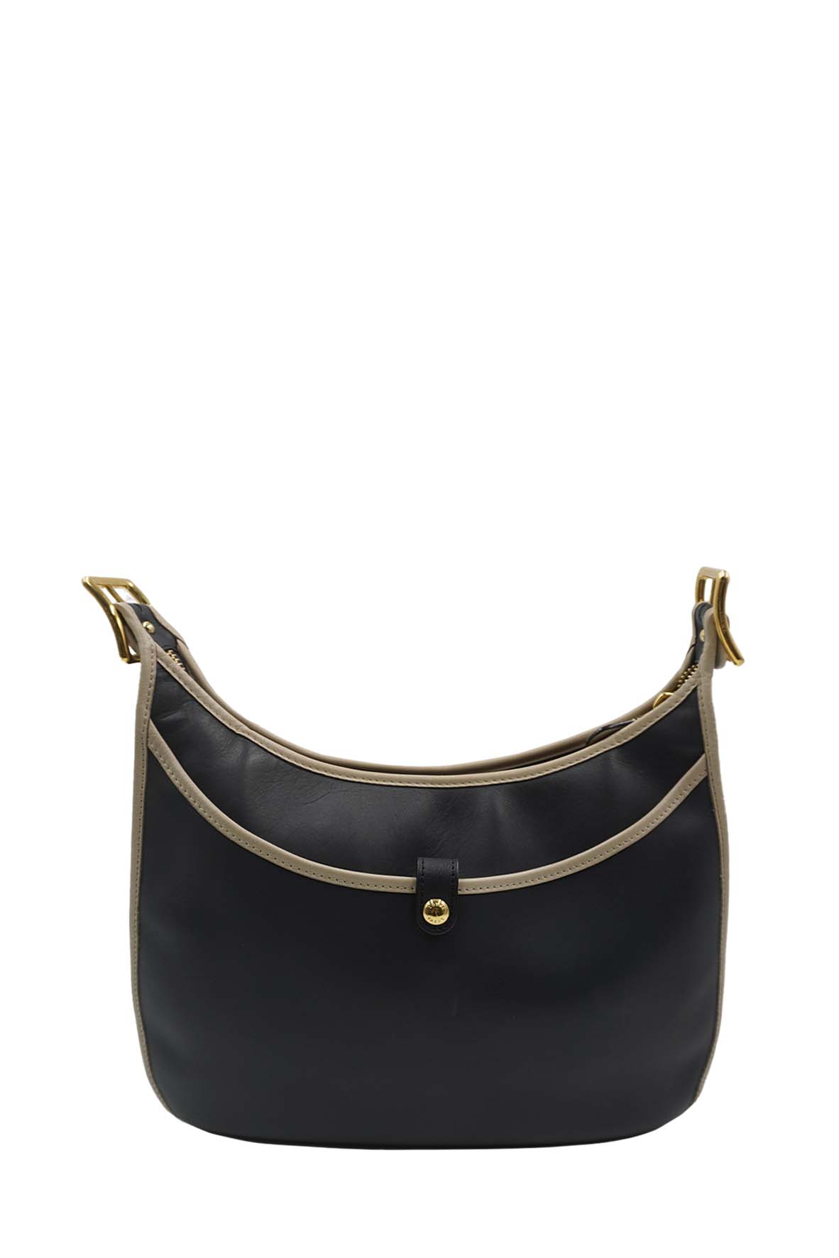 Leather Anagram Sophia Bag Black