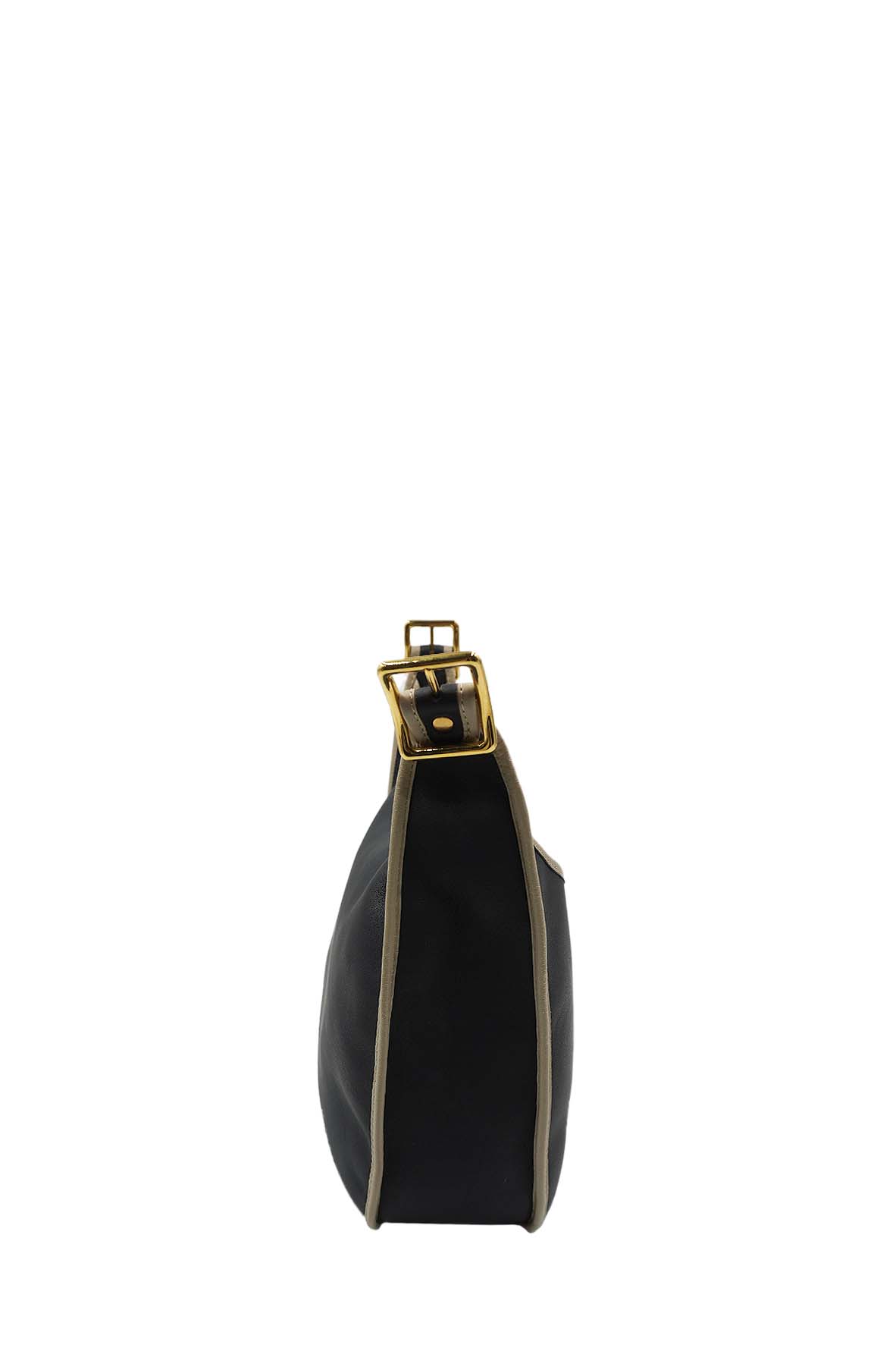 Leather Anagram Sophia Bag Black