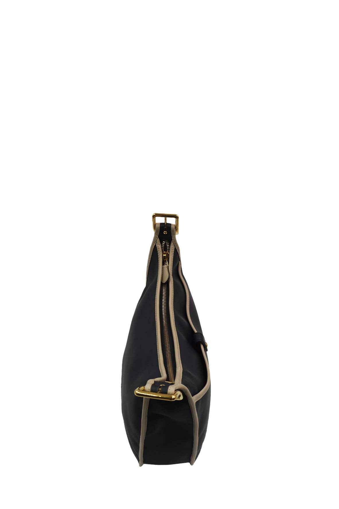 Leather Anagram Sophia Bag Black
