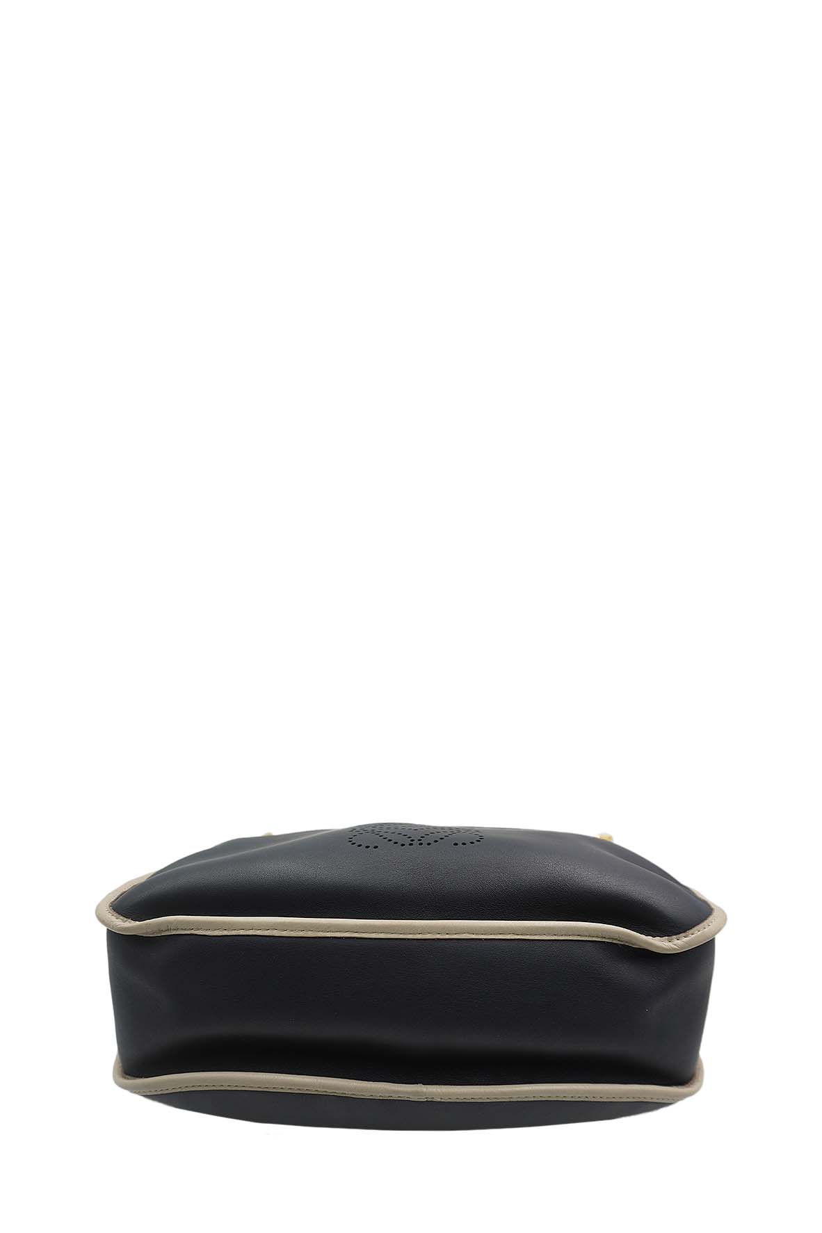 Leather Anagram Sophia Bag Black