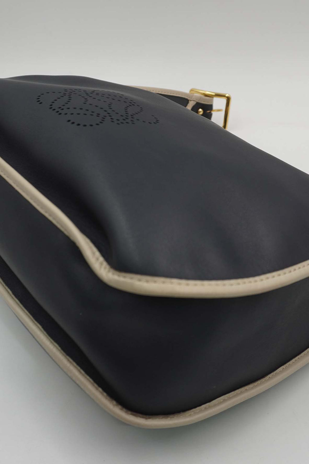 Leather Anagram Sophia Bag Black