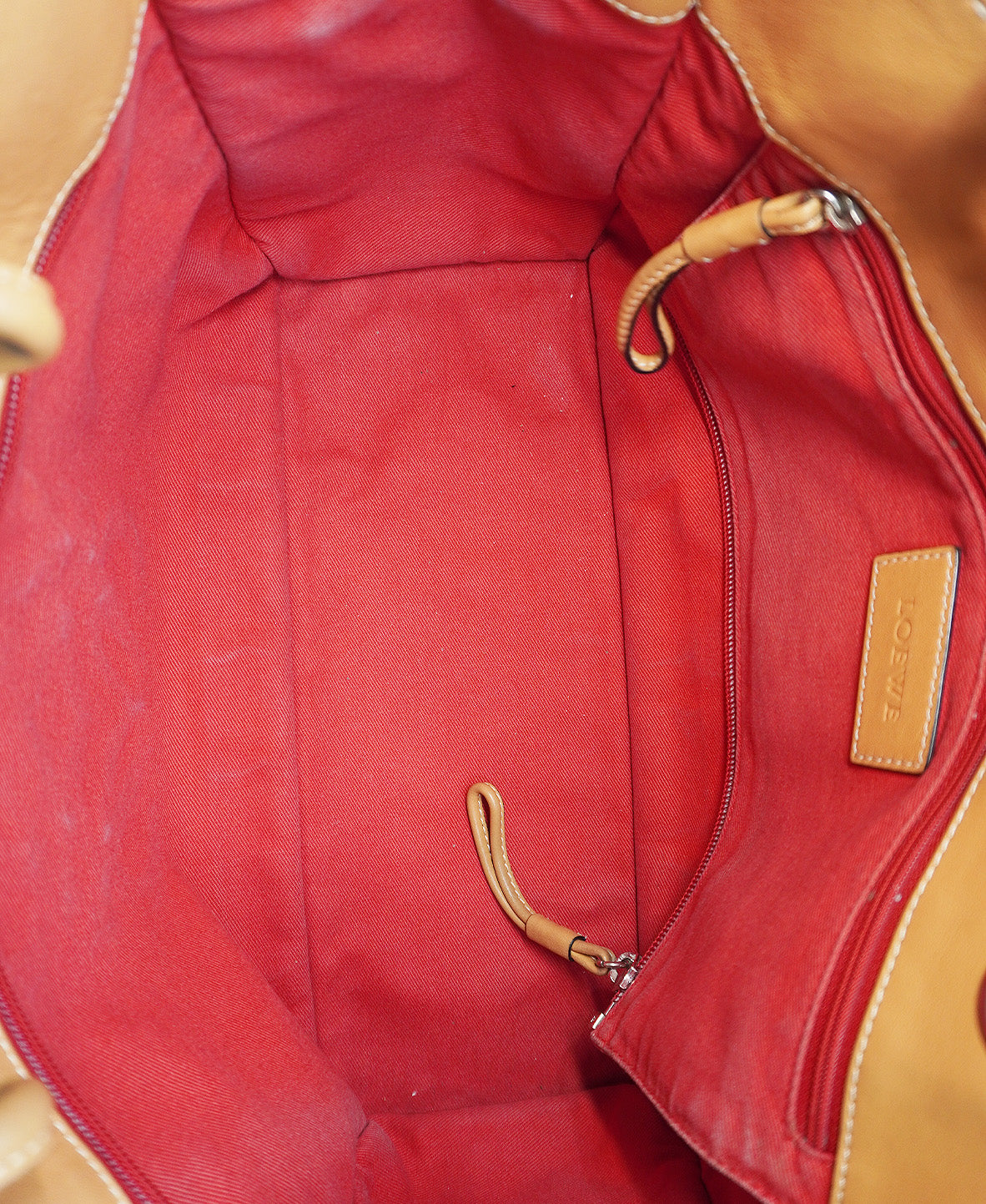 Leather Tote bag Tan