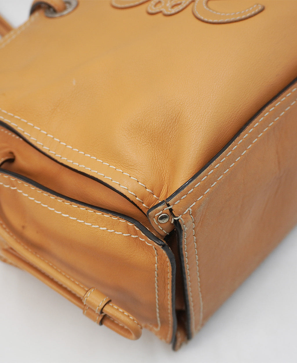 Leather Tote bag Tan