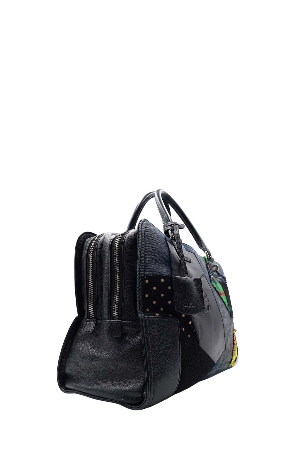 Loewe x Junya Watanabe Amazona 24 Hour Patchwork Bag Black Multi