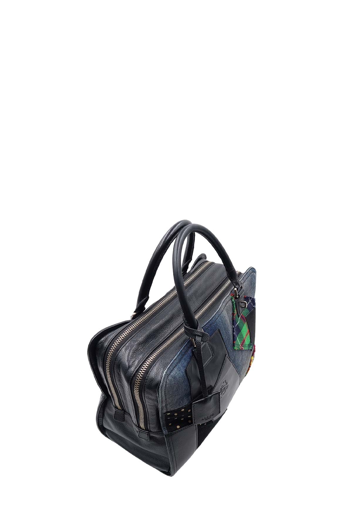 Loewe x Junya Watanabe Amazona 24 Hour Patchwork Bag Black Multi