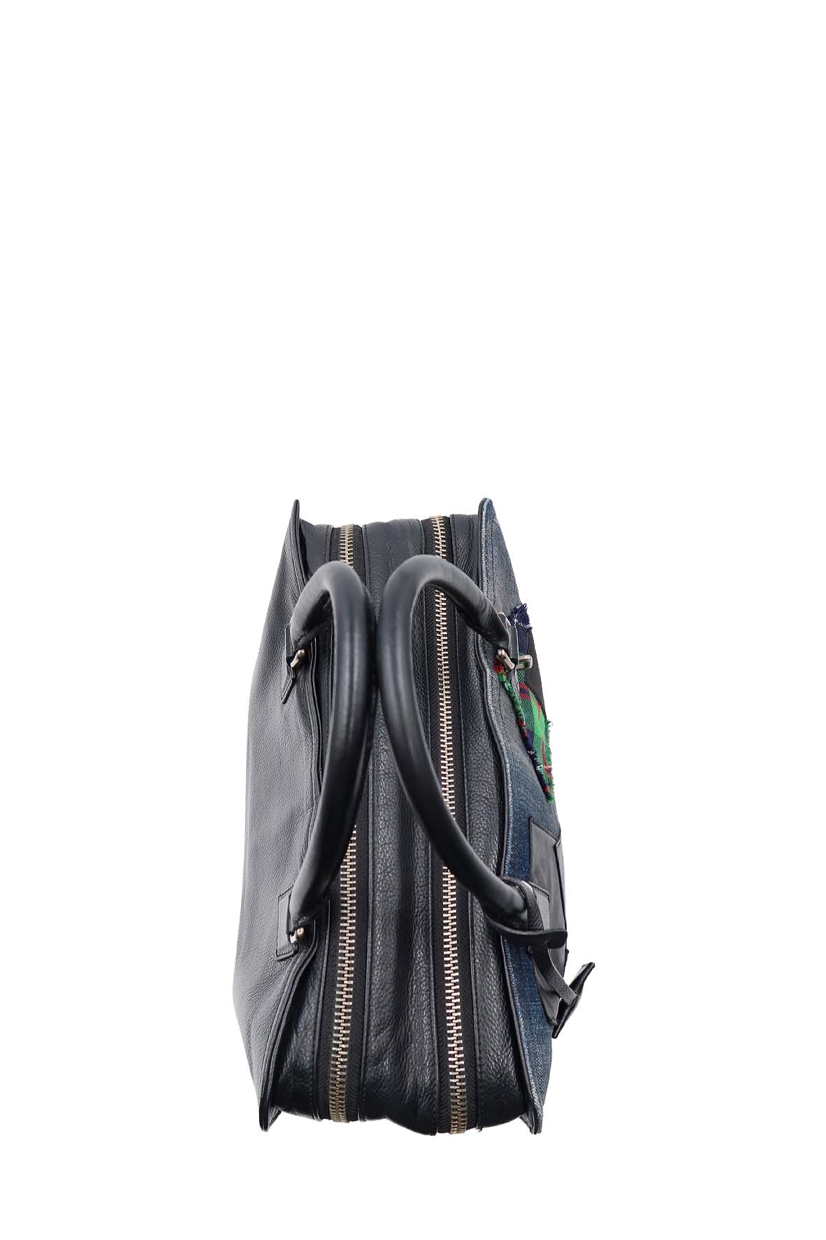 Loewe x Junya Watanabe Amazona 24 Hour Patchwork Bag Black Multi