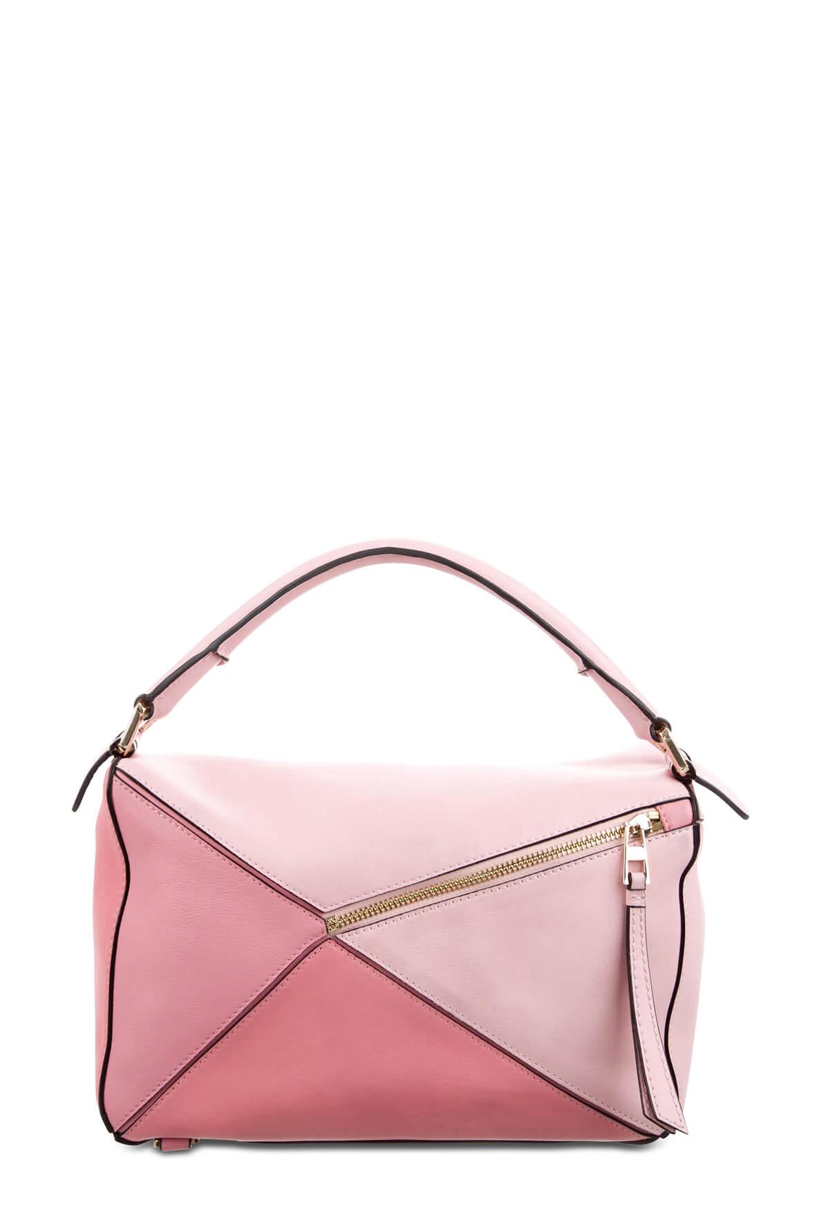 Medium Puzzle Bag Tricolour Pink