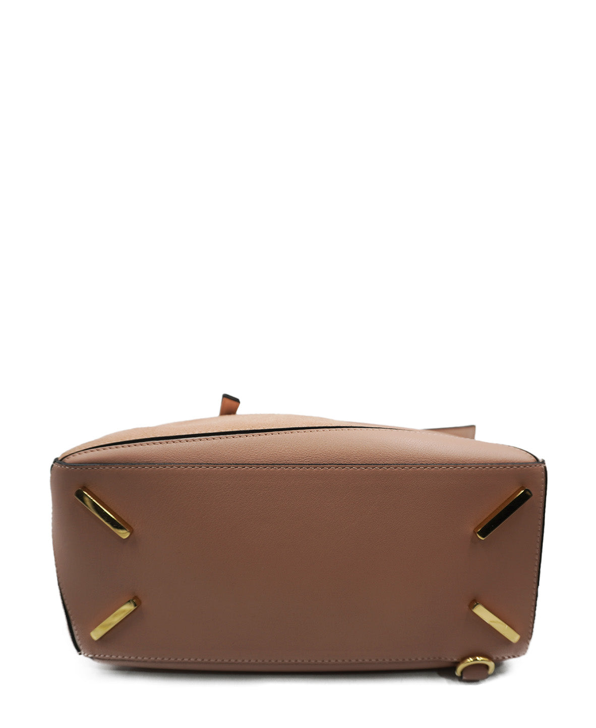 Medium Puzzle Bag with Suede Nude Cream Pink