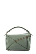 Medium Puzzle Bag Green