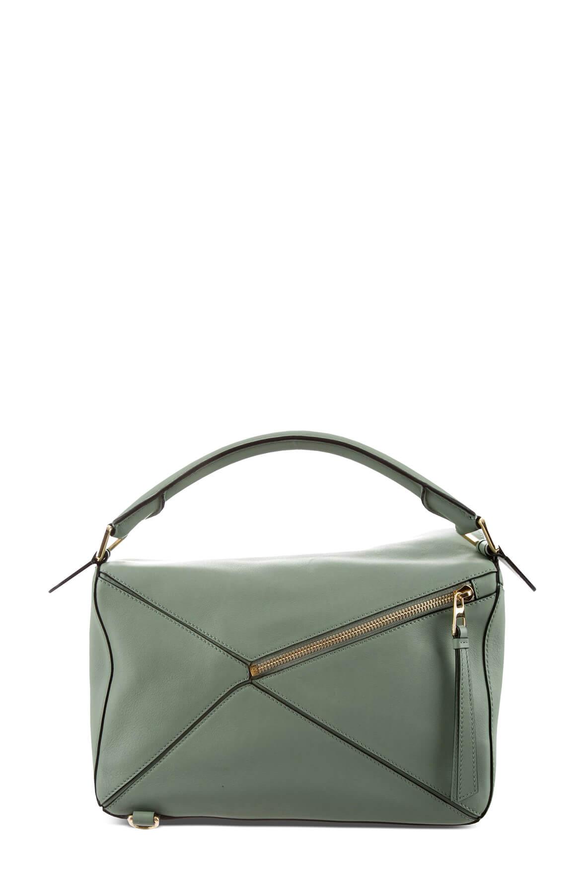 Medium Puzzle Bag Green