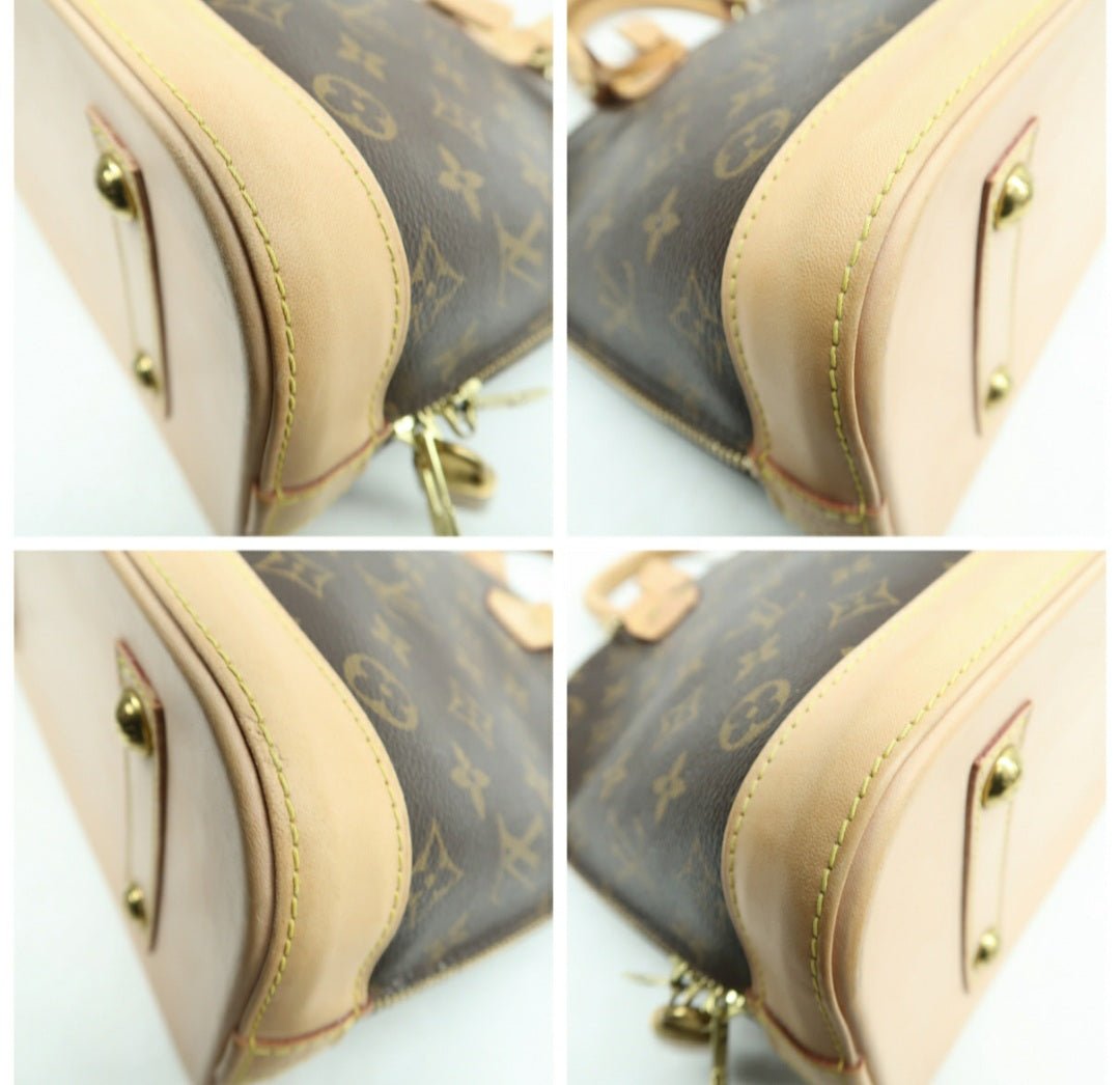 Louis Vuitton Alma Canvas Hand Bag