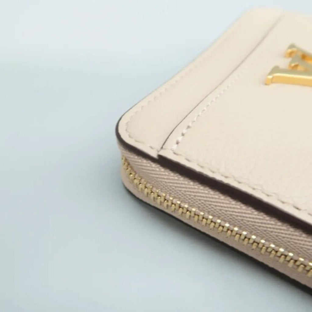 Louis Vuitton Beige Leather Wallet