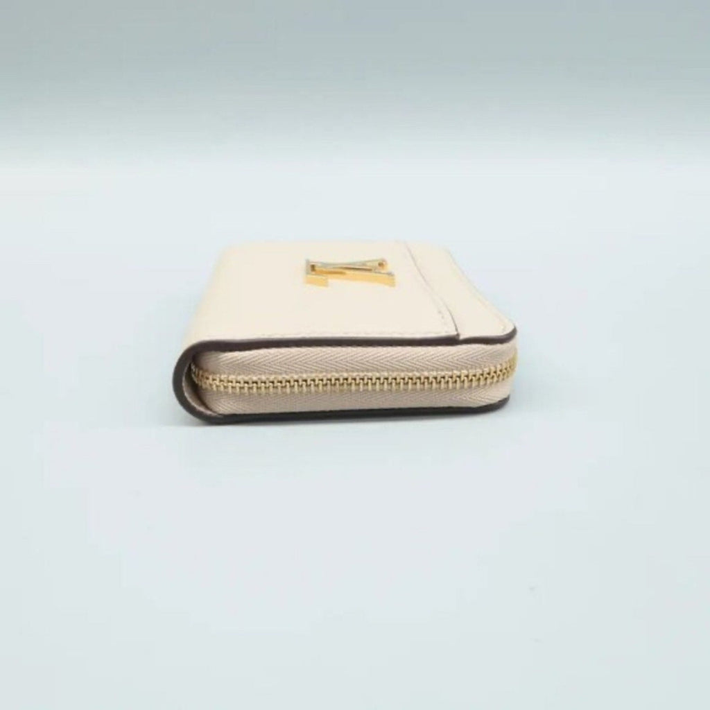 Louis Vuitton Beige Leather Wallet