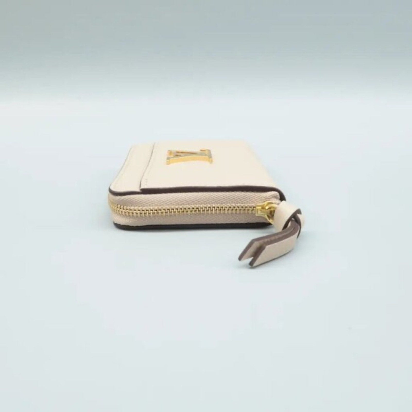 Louis Vuitton Beige Leather Wallet