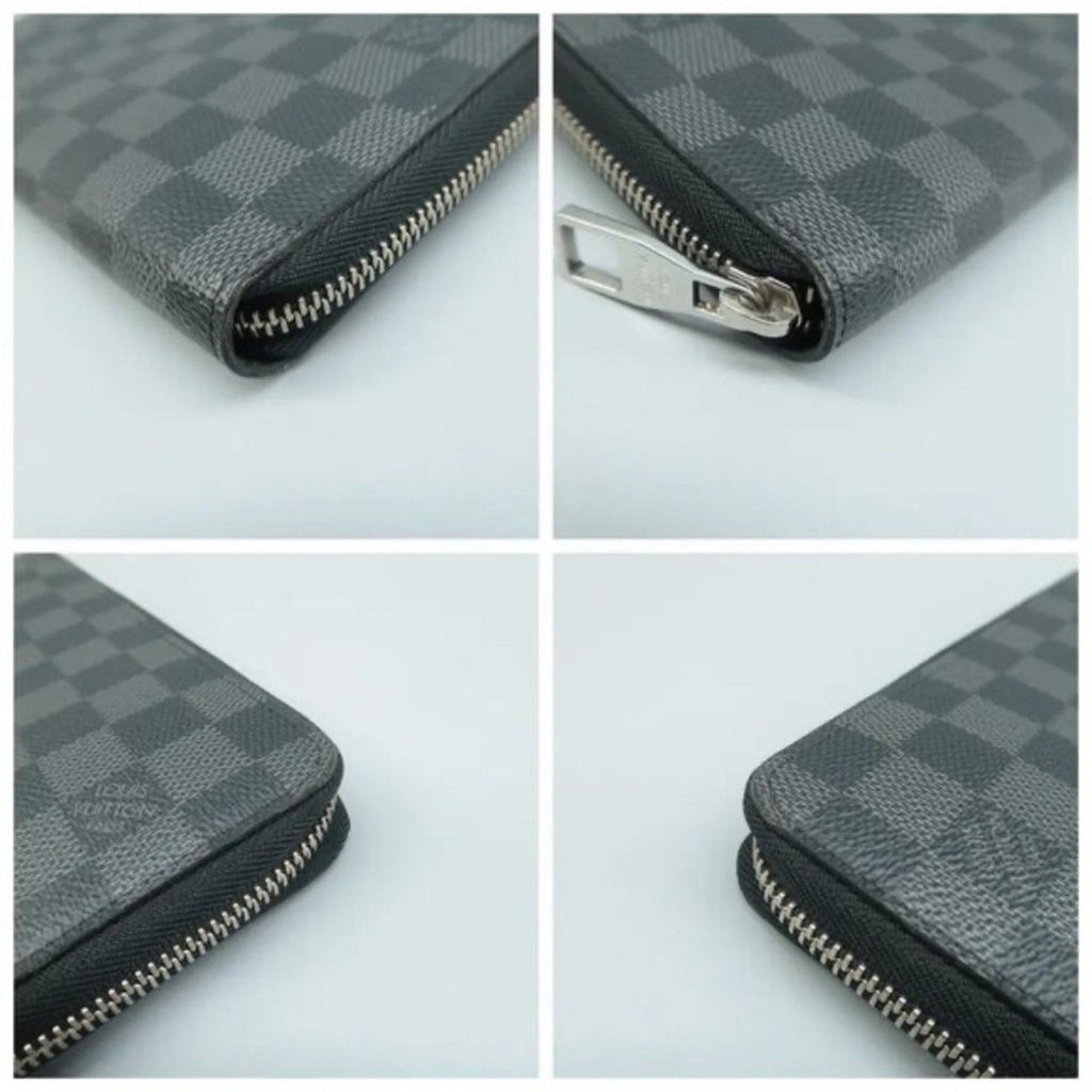 Louis Vuitton Black Damier Graphite Canvas Clutch Bag