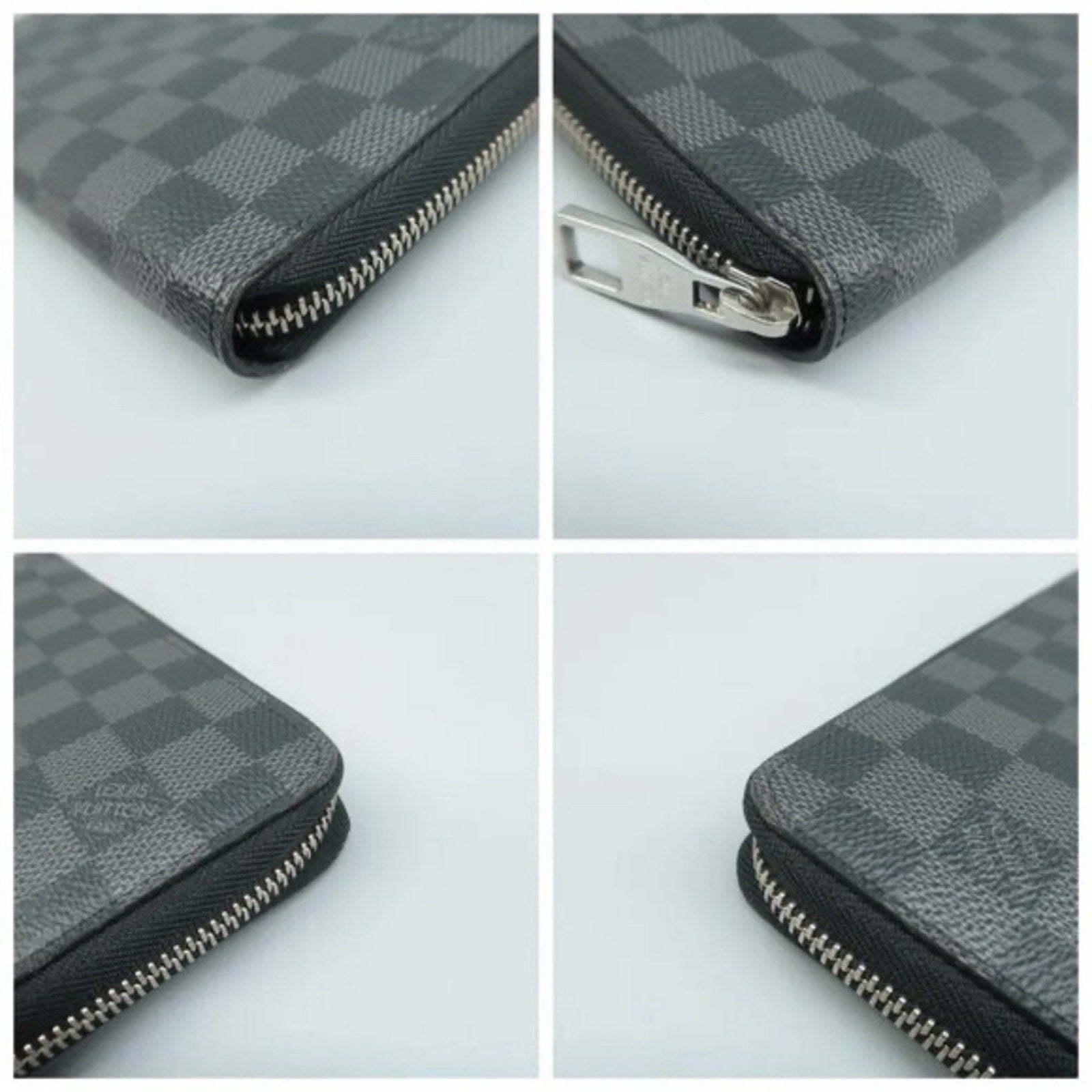 Louis Vuitton Black Damier Graphite Canvas Clutch Bag