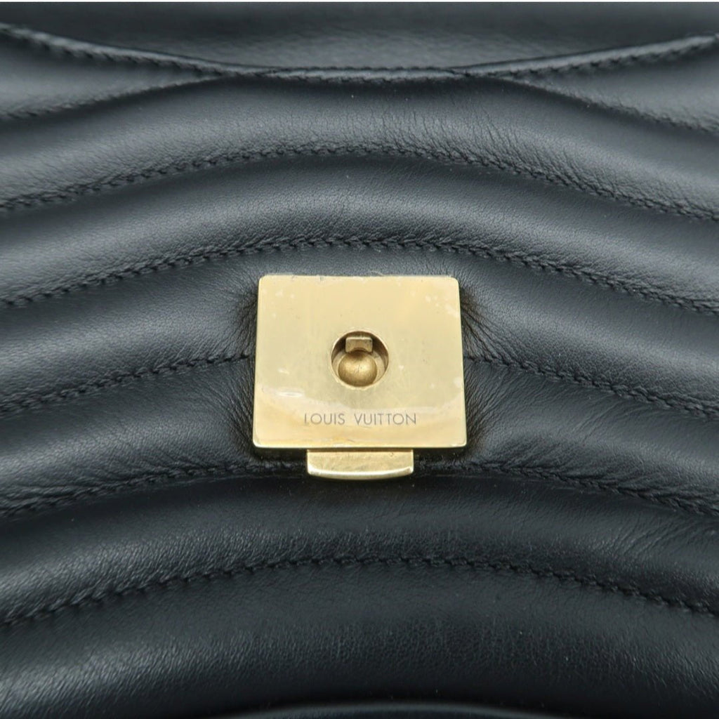 Louis Vuitton Black New Wave Leather Shoulder Bag