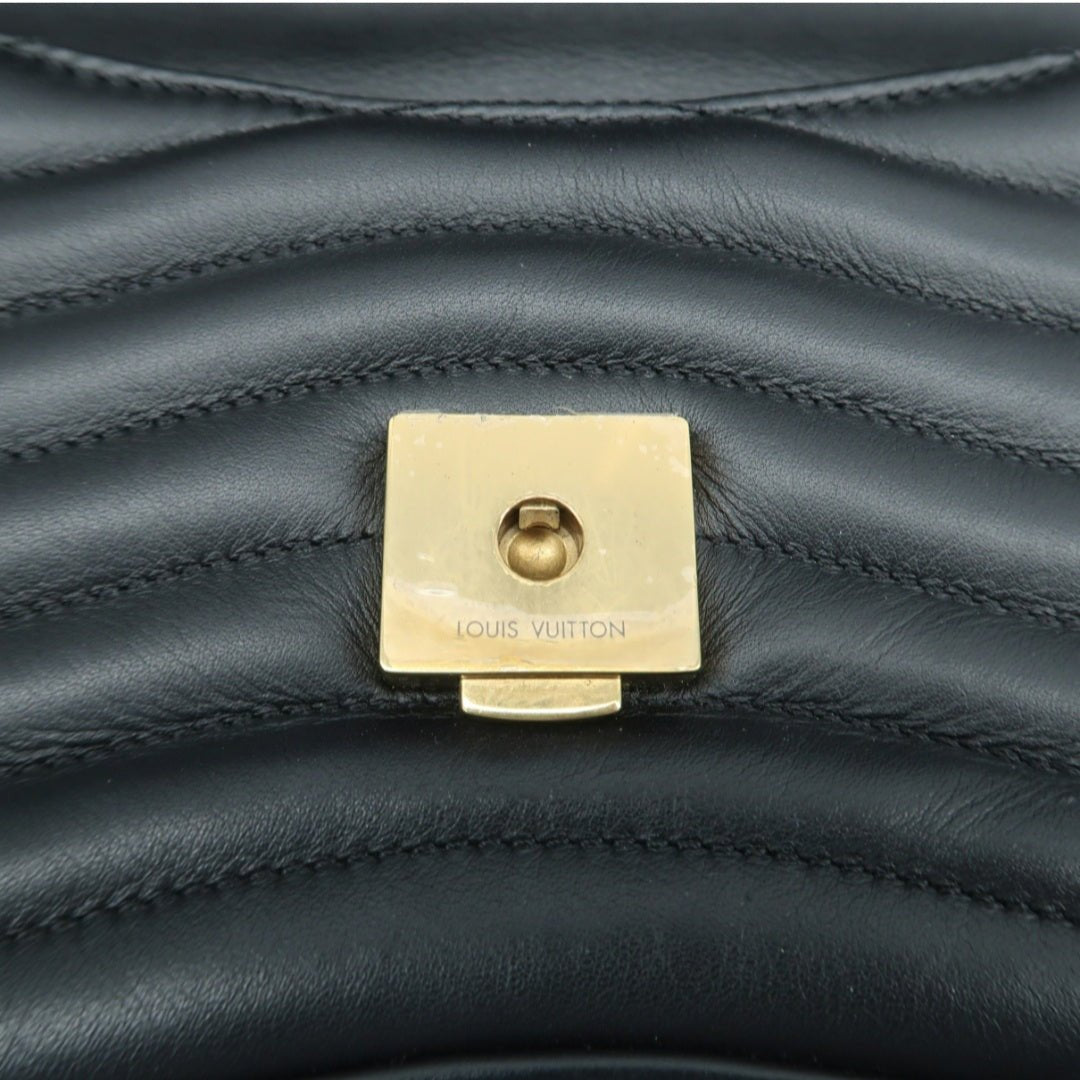 Louis Vuitton Black New Wave Leather Shoulder Bag