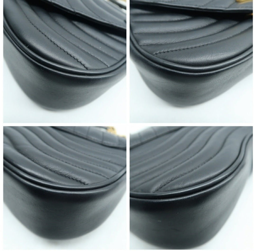 Louis Vuitton Black New Wave Leather Shoulder Bag