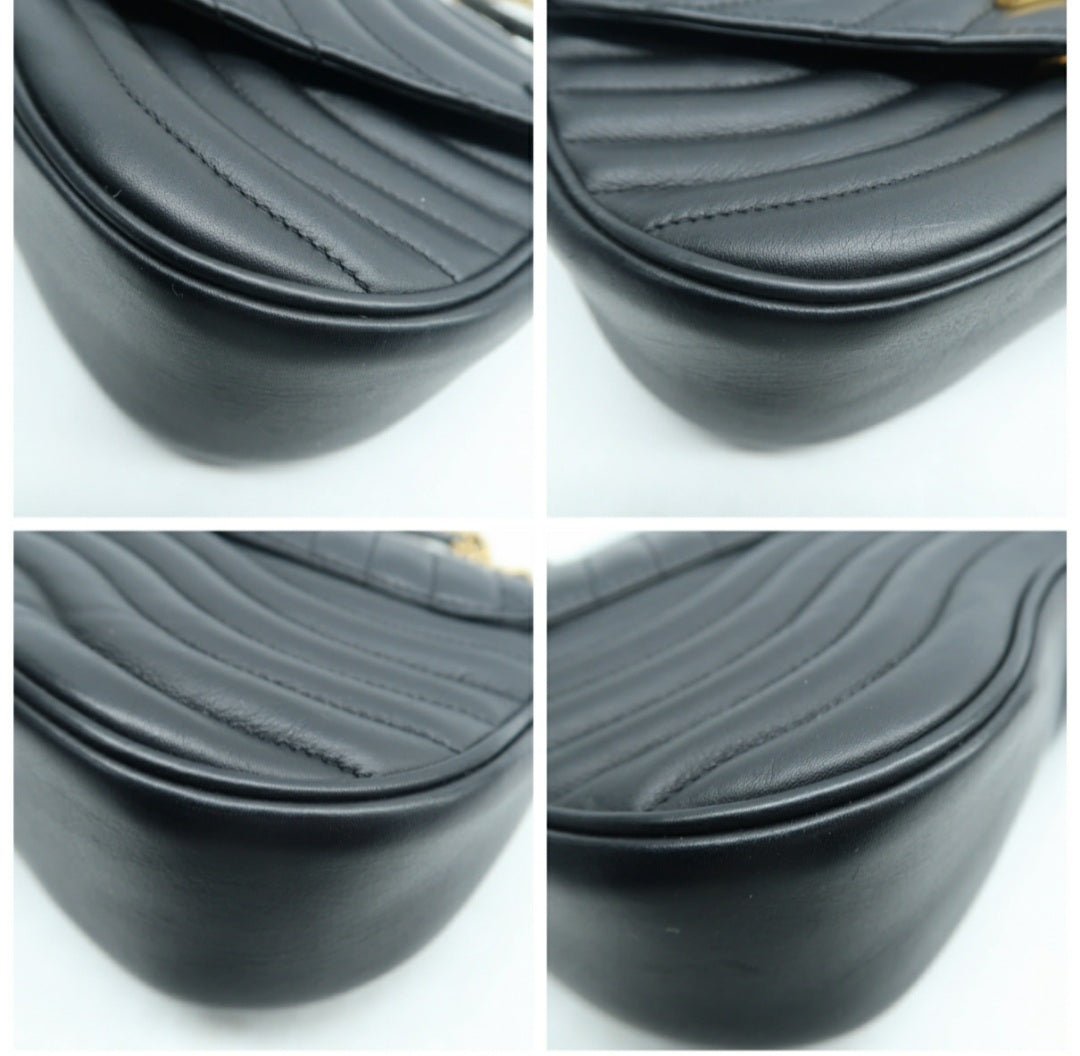 Louis Vuitton Black New Wave Leather Shoulder Bag