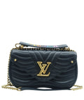 Louis Vuitton Black New Wave Leather Shoulder Bag