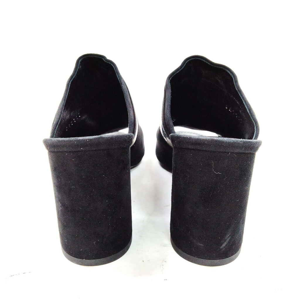 Louis Vuitton Black Suede Sandals