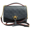 Louis Vuitton Blanche Navy Monogram Leather Shoulder bag
