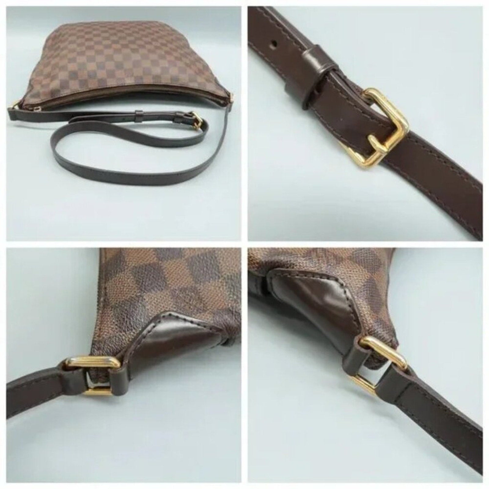 Louis Vuitton Bloomsbury Brown Damier Ebene Canvas Shoulder Bag