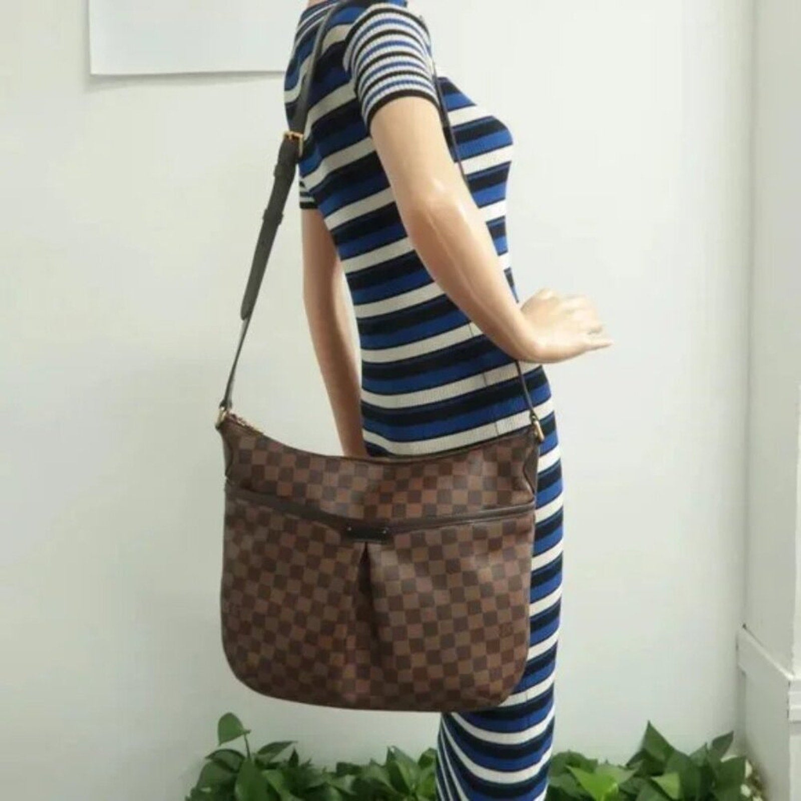 Louis Vuitton Bloomsbury Brown Damier Ebene Canvas Shoulder Bag