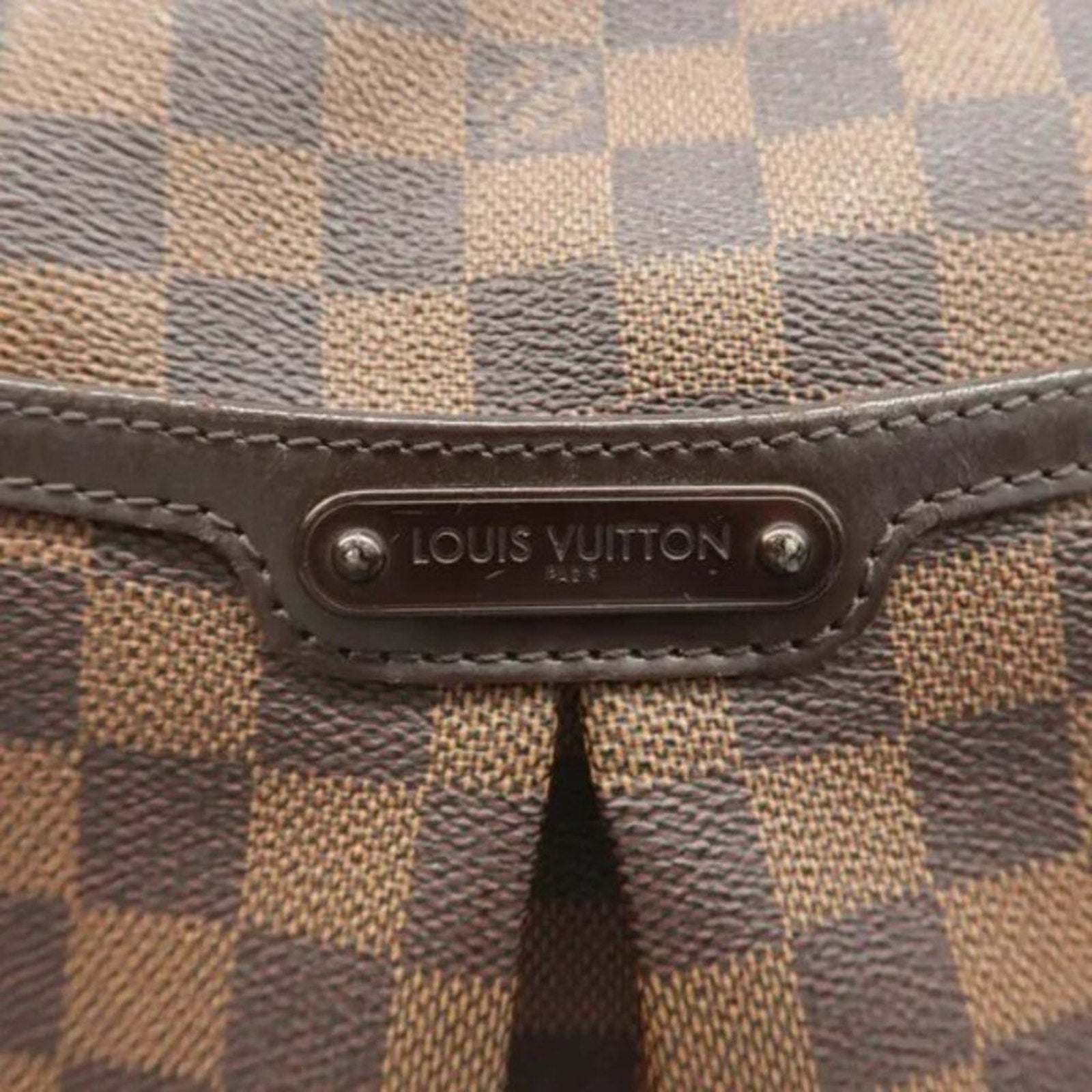 Louis Vuitton Bloomsbury Brown Damier Ebene Canvas Shoulder Bag