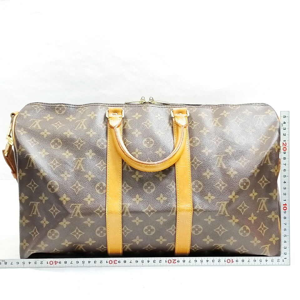 Louis Vuitton Boston Keepall Bandouliere 45 Monogram Bag #MN699