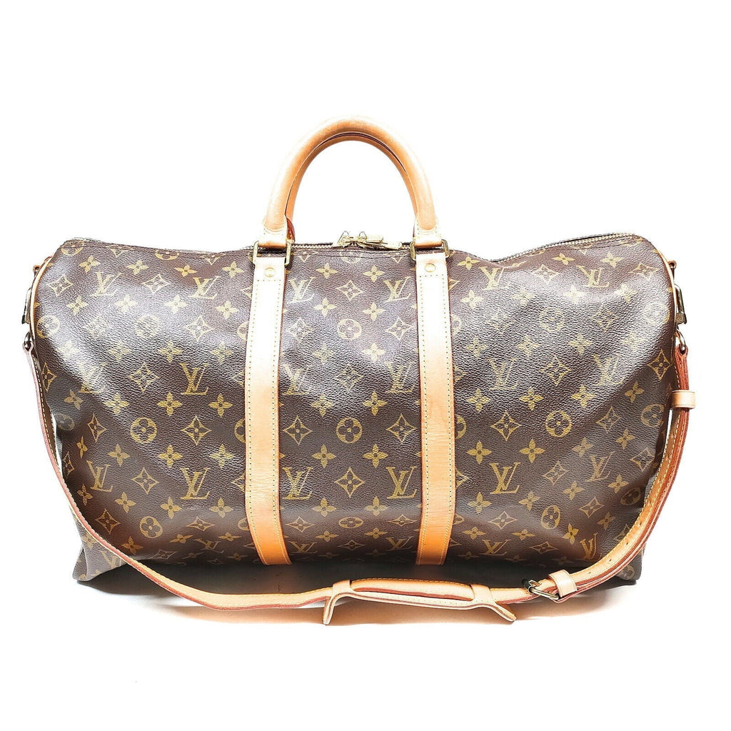 Louis Vuitton Boston Keepall Bandouliere 50 Travel Bag #MNO799