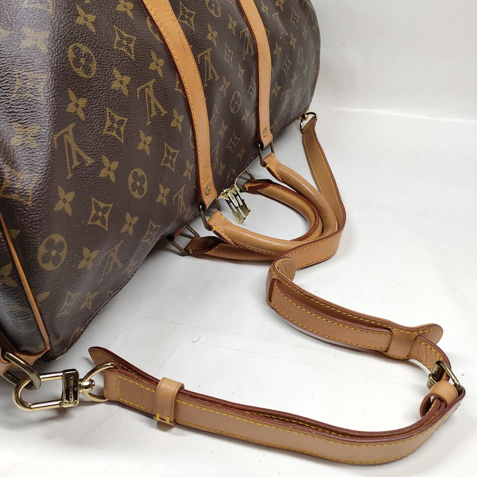 Louis Vuitton Boston Keepall Bandouliere 50 Travel Bag #MNO799
