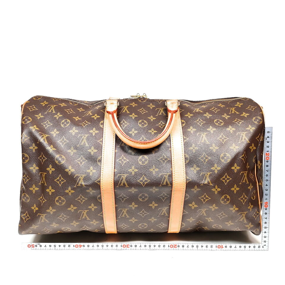Louis Vuitton Boston Keepall Bandouliere 50 Travel Bag #MNO799