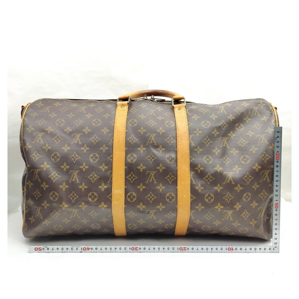 Louis Vuitton Boston Keepall Bandouliere 55 Monogram Bag #MN649