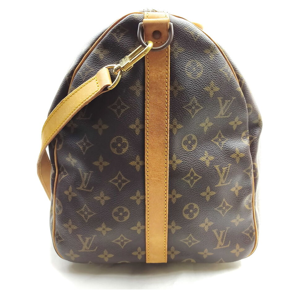 Louis Vuitton Boston Keepall Bandouliere 55 Monogram Bag #MN649