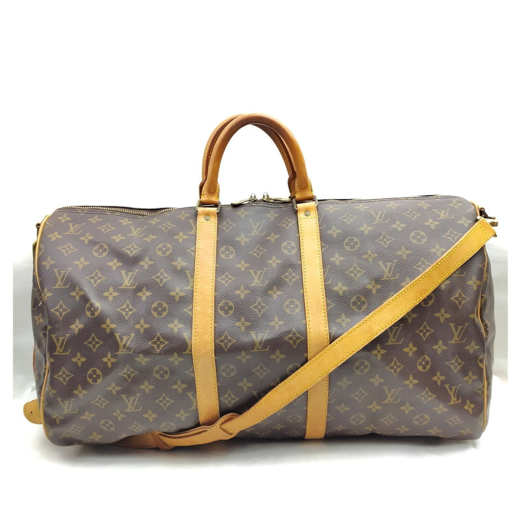 Louis Vuitton Boston Keepall Bandouliere 55 Monogram Bag #MN649