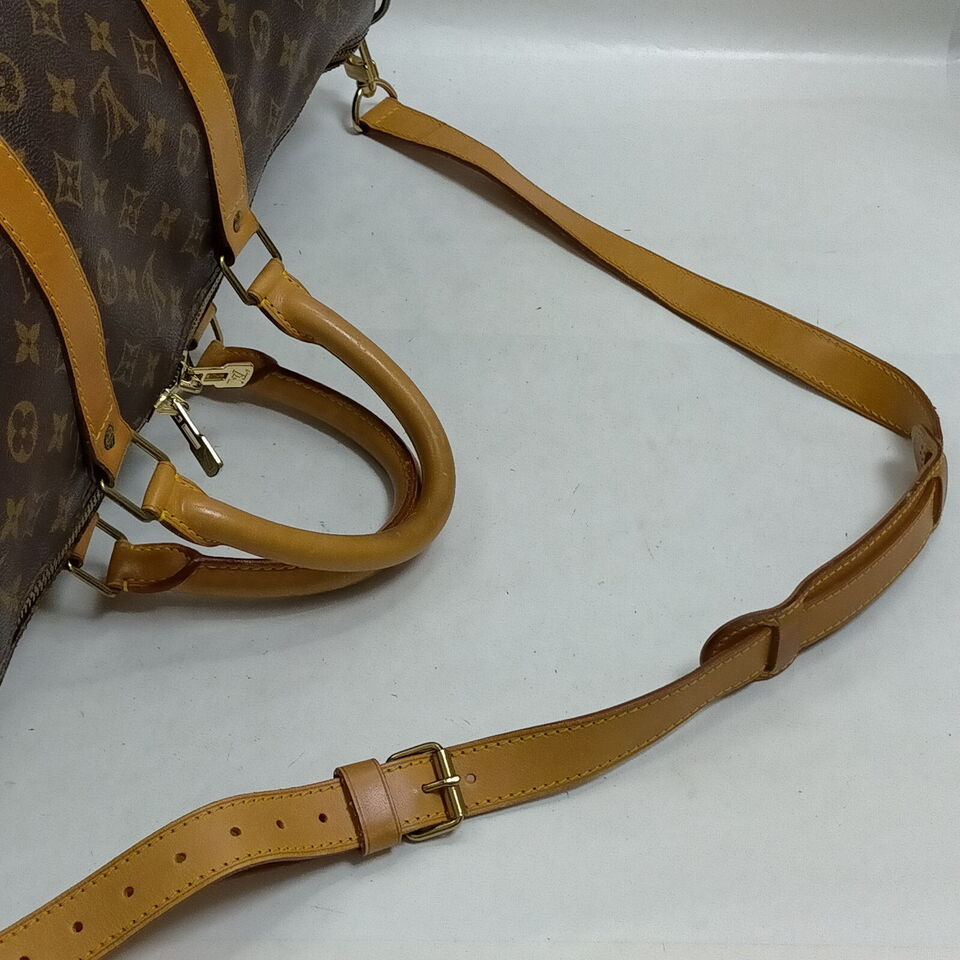 Louis Vuitton Boston Keepall Bandouliere 55 Monogram Bag #MN799