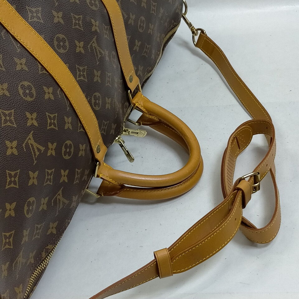 Louis Vuitton Boston Keepall Bandouliere 55 Monogram Bag #MN899