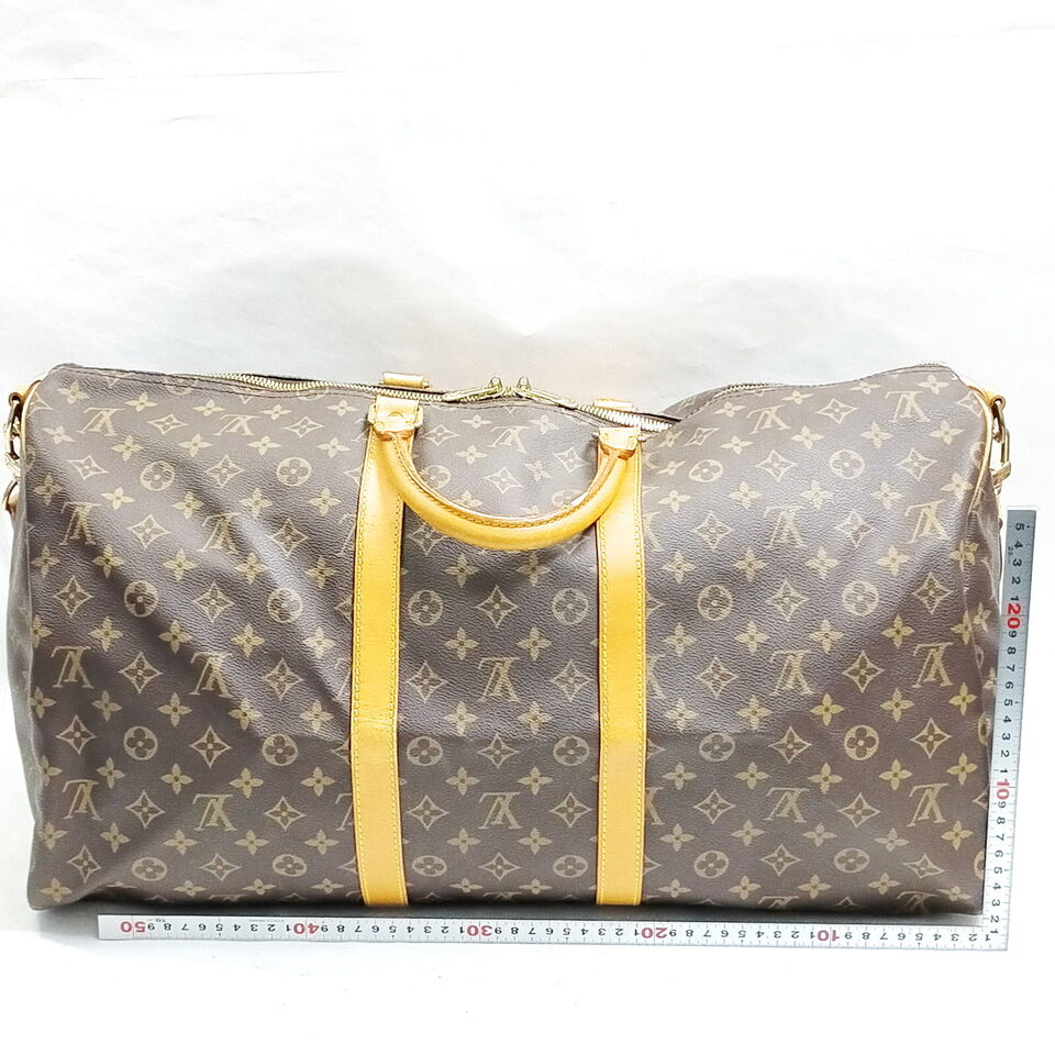 Louis Vuitton Boston Keepall Bandouliere 55 Monogram Bag #MN899