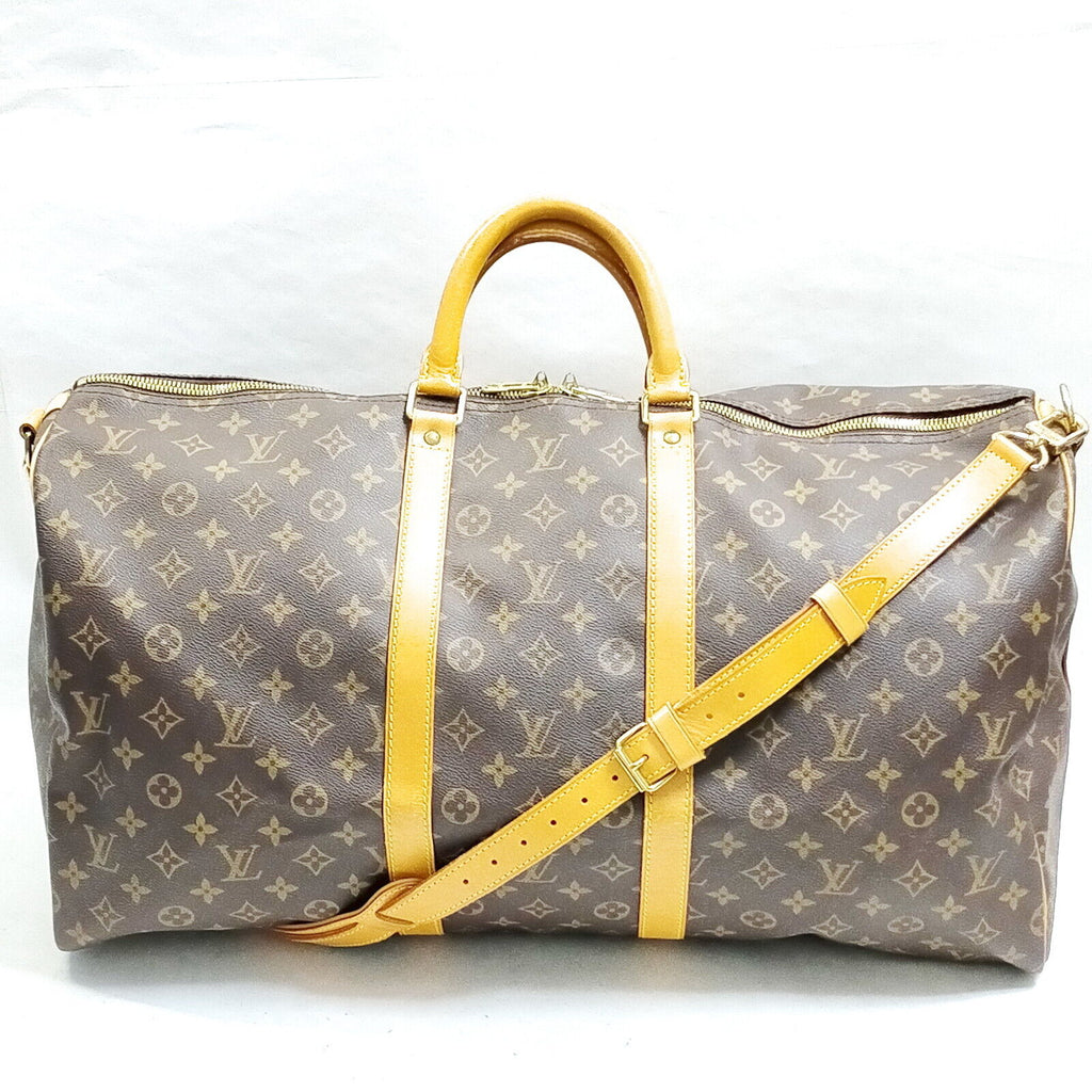 Louis Vuitton Boston Keepall Bandouliere 55 Monogram Bag #MN899