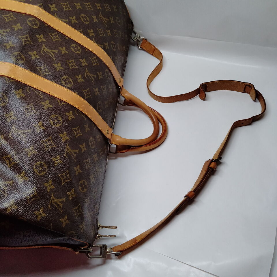 Louis Vuitton Boston Keepall Bandouliere 55 Travel Bag #MNO699
