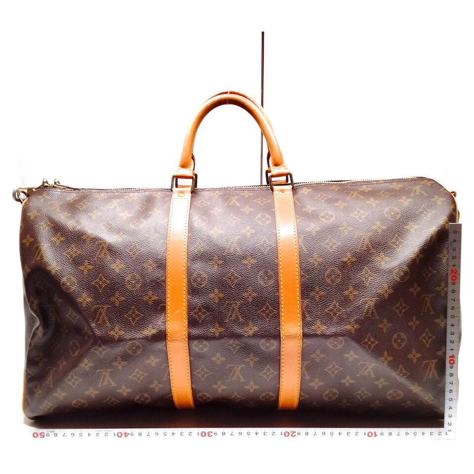 Louis Vuitton Boston Keepall Bandouliere 55 Travel Bag #MNO699